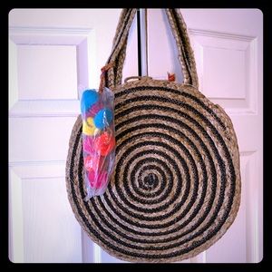Jute Eco-Friendly circle tote